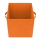 thumbnail image 4 of Contenedores de Almacenamiento Casafield Cubo Plegable de Tela Naranja x6, 4 of 7