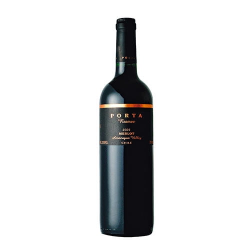 Vino Tinto Merlot Reserva Porta Botella 750 cc Dos Andes