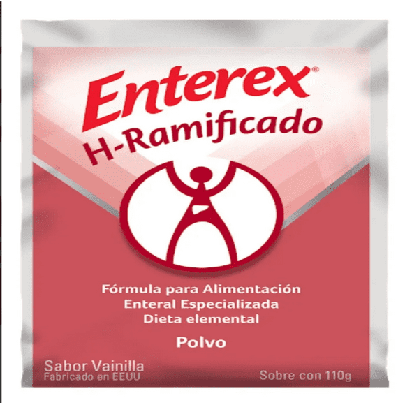 Enterex Hepatic Vainilla, Polvo Sachet De 110 G. Sabor Vainilla