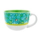 thumbnail image 1 of Taza de sopa de cerámica plateada con diseño de duendes de búfalo, 710 ml, 1 of 3