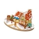 thumbnail image 2 of Casa De Navidad De Madera Decoración Navideña Para Festivales Coleccionables Estilo C, 2 of 3