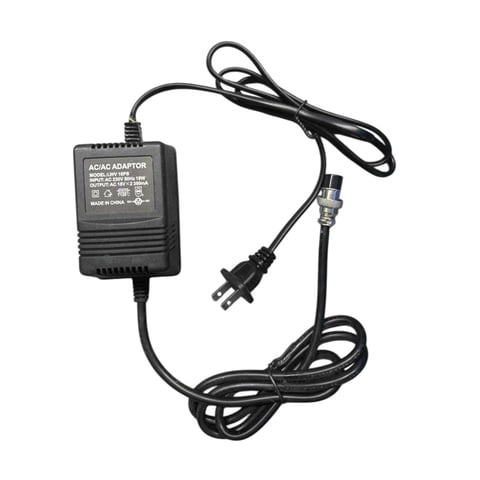 Magideal - Mezclador De Alimentación Externo Con Conector De 3 Pines, Consola De Mezclas Profesional Ligera, Adaptador De Ca, Fuente De Alimentación Para Ktv, Co