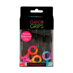 Framar - Set Pinzas Cocodrilo Soft Negro