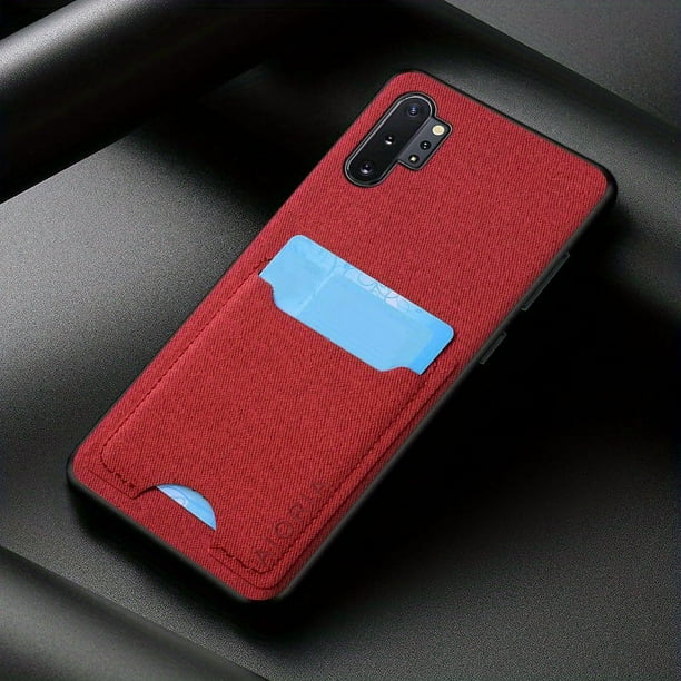 Premium Leather Card Holder Case For Samsung Galaxy Note 10 Plus - Perfect for Business Professionals