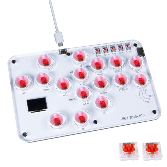 Joystick Arcade DO-CAM R16 PC/PS3/PS4/Switch RGB Turbo