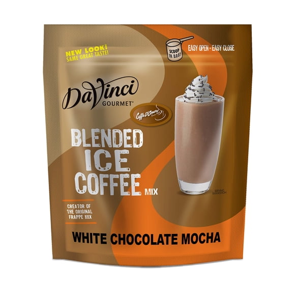 Mezcla para café helado frappé White Chocolate Mocha de DaVinci Gourmet