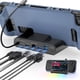 thumbnail image 1 of Docking Station AARONMEI Hub 6 en 1 con RGB y Soporte Steam Deck HDMI 4K@60Hz, 1 of 3