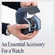 thumbnail image 2 of Funda de reloj WATCHBANDS de piel hexagonal individual y doble, 2 of 6