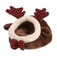 thumbnail image 4 of Casa Para Conejillos De Indias, Nido De Invierno Para Hámster Erizo, Animales Peque?os Marrón Cálido XL, 4 of 5