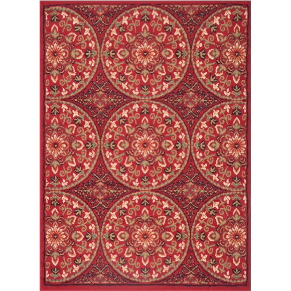 Alfombra Jazmin Rojo 133x180