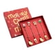thumbnail image 2 of Juego de Tenedores de Cucharas Navideñas, Kits de Cubiertos Navideños, Cuchara de Sopa, Postre, Cucharas de Té, Cubiertos, Juego de Cubiertos para Res 4 piezas D., 2 of 5