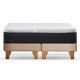 thumbnail image 2 of Cama Europea New Top Colchon Resortes 23 Cm 2 Plazas Base Dividida Tela Velvet Beige, 2 of 8