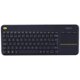 thumbnail image 2 of Teclado Logitech K400 Plus Negro Inalámbrico con Panel Táctil, 2 of 5