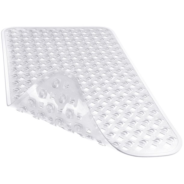 Alfombrilla de bañera Yimobra antideslizante de 70 x 40 cm con orificios de desagüe y ventosas