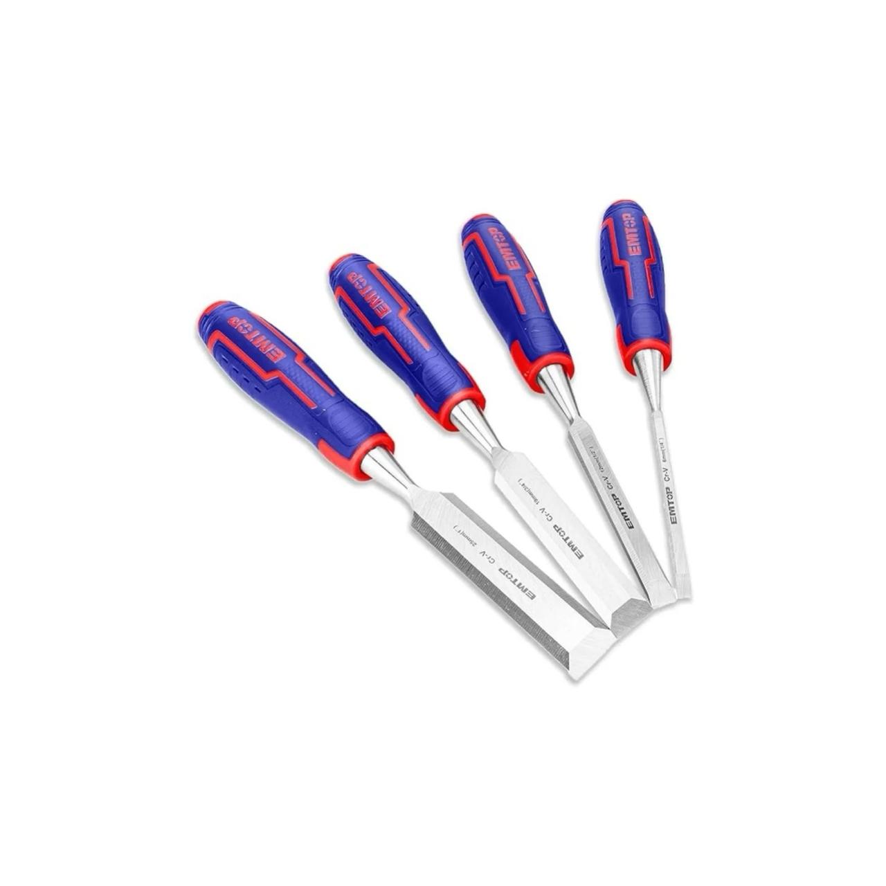 Emtop - Pack 4 Formones Madera