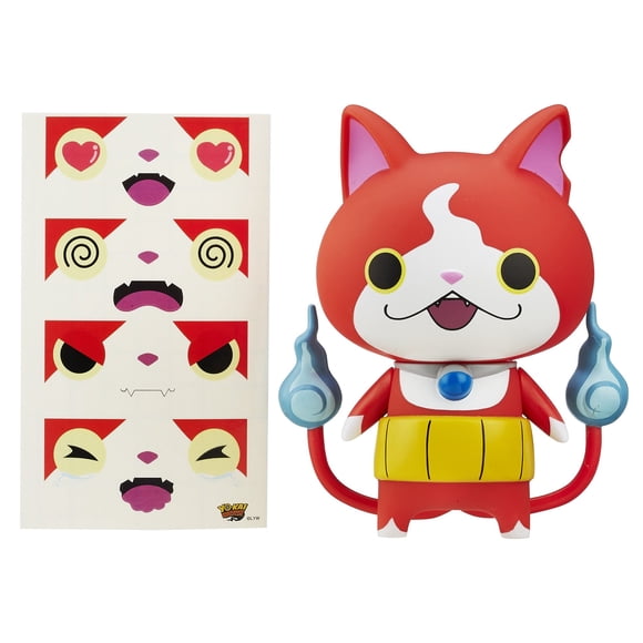 Figura Yo-kai mira cómo Mood Reveal Jibanyan brillando en la oscuridad