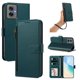 thumbnail image 1 of Funda con Billetera para [Motorola Moto G55 5G] con Bolsillo Zipper y Tarjetero Verde pavo real, 1 of 6