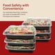 thumbnail image 4 of Contenedores de alimentos Reli. Meal Prep, 32 oz, 1 compartimento (paquete de 50), 4 of 8