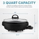 thumbnail image 5 of Parrilla eléctrica interior Aroma Housewares ASP-137B Grillet 3L, 5 of 6
