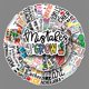 thumbnail image 2 of Stickers para maestros DIYYILIF, 100 piezas, vinilo impermeable, 2 of 6