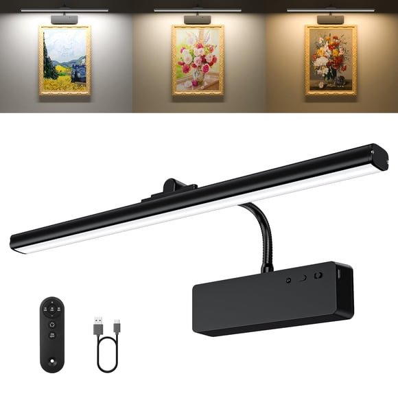 Luz de imagen Rackky de 39 cm, recargable inalámbrica, 5400 mAh