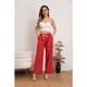 thumbnail image 1 of Pantalón Mujer Casual Recto Algodón Tipo Lino Tiro Alto 7003, 1 of 3