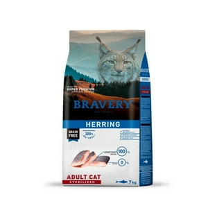 Bravery - Alimento De Gato Adulto Herring Esterilizado 7 Kg
