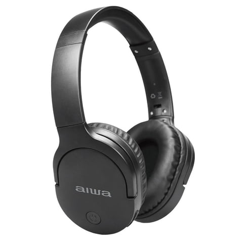 Audífonos Aiwa Bluetooth Aw-K11B Over Ear Plegables Negro