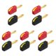 thumbnail image 5 of 10 Piezas De Conector Banana De 4 Mm De Repuesto De Alto Rendimiento De Primera Calidad De Alta Corriente 5 Piezas Rojas 5 Piezas Negras, 5 of 5