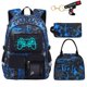 thumbnail image 1 of Mochila Fitvc 46 cm Gamer para Niños – Set de 4 piezas con Lonchera, 1 of 8