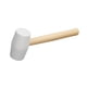 thumbnail image 1 of Martillo De Goma Con Cabeza De Martillo De Goma Para Decoración Del Hogar, Construcción Y Acampada, 250 G, 1 of 5