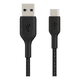 thumbnail image 2 of Cable trenzado USB c a usb-a 1m Negro, 2 of 3