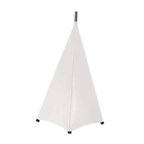 Magideal - Cubierta De Soporte De Universal, Cubiertas De De Dj Flexibles Estirable De Dos Cara/Triple Cara Para Banquetes , 3 Blanco 3 Lados