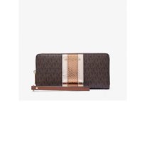 Cartera Michael Kors Continental Grande Jet Set Travel Marrón