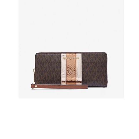 Cartera Michael Kors Continental Grande Jet Set Travel Marrón