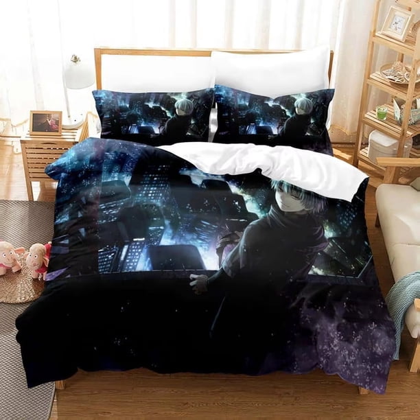 New Home Textiles Tokyo Ghoul Bedding Set Single Twin Full Size Bed Set Adult Kid Bedroom Duvet cover Sets Anime Bed Bed Sheets
