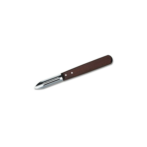 Pelador Fijo Doble Filo Mango de Madera