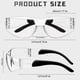thumbnail image 4 of Gafas de seguridad AOOFFIV transparentes a granel de 80 lentes ANSI Z87.1, 4 of 7