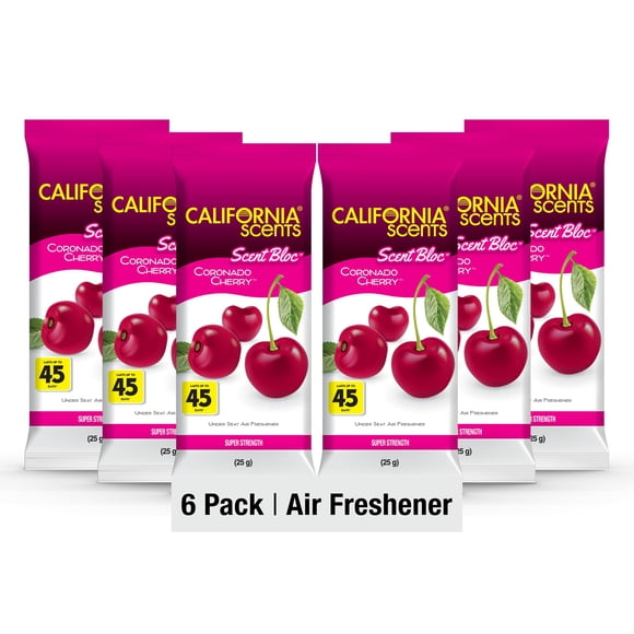 Ambientador para coche California Scents Power Bloc Coronado Cherry