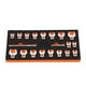 thumbnail image 1 of Juego de llaves Crowfoot VEVOR, 20 piezas, 3/8 Drive con 2 extensiones, 1 of 3