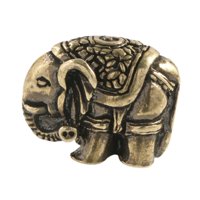 Bothyi - Mini Estatuilla De Elefante De Latón, Decoración De Escritorio Para Dormitorio, Estantería Interior