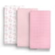 thumbnail image 5 of Sábanas para cuna mini The Peanutshell, paquete de 3, rosa floral, 5 of 7