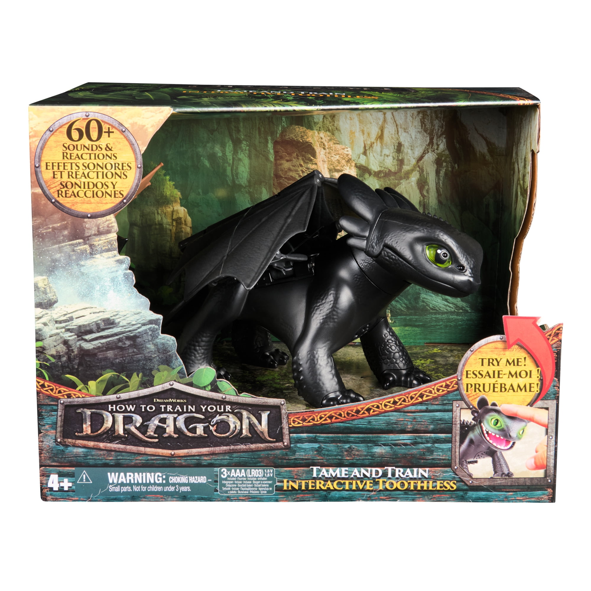 Figura De Chimuelo Con Mecanismo Como Entrenar A Tu Dragon