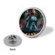 thumbnail image 3 of Britannia-Theme Round Button Badge: Premium Metal Construction, Ideal for High-End Events 2.8 cm, 3 of 6
