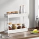 thumbnail image 5 of Carrito de almacenamiento SPACELEAD Slim de 4 niveles para oficina y cocina, blanco, 5 of 7