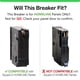thumbnail image 4 of Interruptor termomagnético FalconSupply Square D Homeline 40 A 120 V 1 polo, 4 of 8