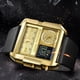 thumbnail image 2 of Reloj Deportivo Cuadrado Impermeable Dorado para Hombre Moda Correa de Acero Inoxidable Puntero Luminoso Relojes de Cuarzo Reloj Deportivo Reloj de Pulsera Deportivo, 2 of 9