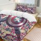 thumbnail image 2 of Captain-America Comforter Set for Kids Boys Teen Men Tween 3D Lightweight Microfiber Bedding Sets, 2 of 4