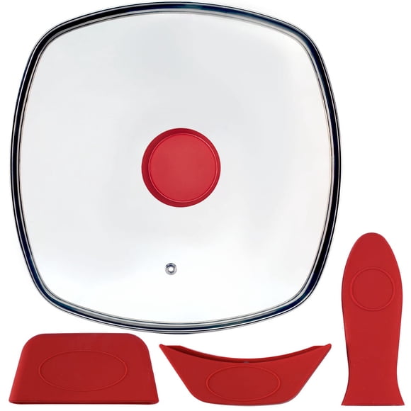 Tapa de vidrio ventilada FOLI 27 cm para Lodge L8SQ3