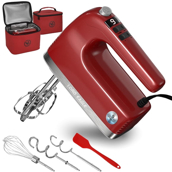 Batidora de mano Lord Eagle 500 W 9 velocidades digital 800 g